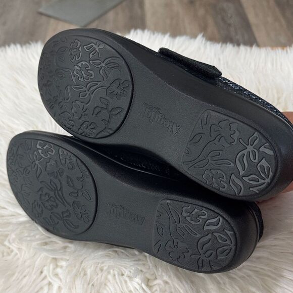 Alegria Women’s Blue Metallic Comfortable Shoes Size 39 - Picture 4 of 9